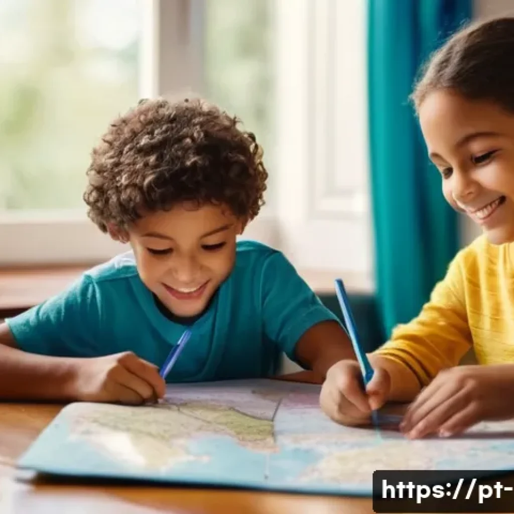 부모와 함께하는 홈스쿨링 - **Prompt:** A warm and inviting scene inside a brightly lit home, featuring a mother (late 30s to ea...